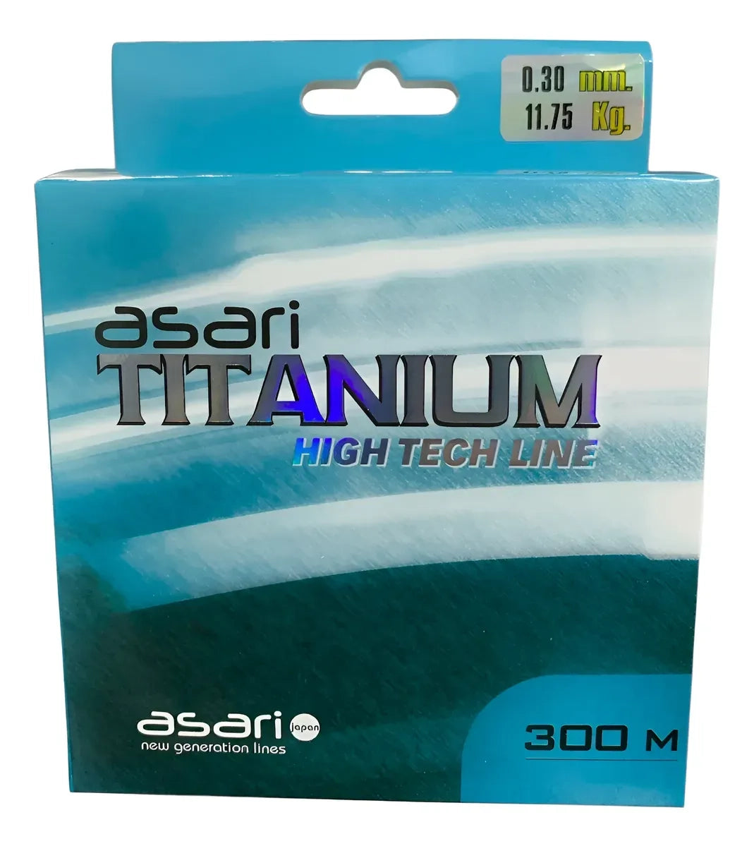Nylon De Pesca Asari Titanium 300 Metros / Ultra Resistente