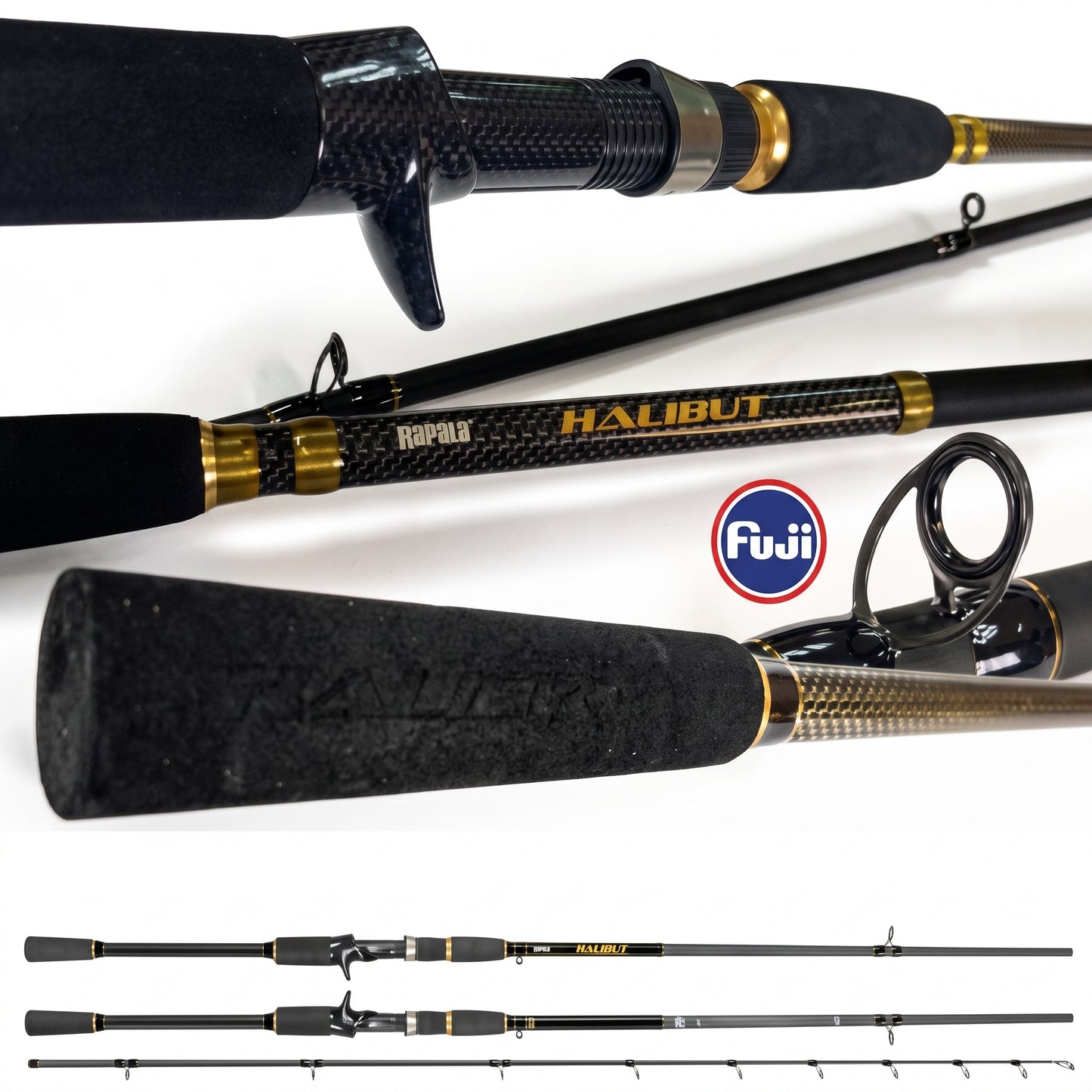 Caña De Pescar Rapala Halibut 325XH 40-100