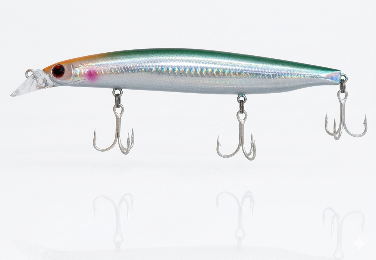 Señuelo Daiwa Vertice R 125F FLOATING Minnow 20.5g Lance Largo