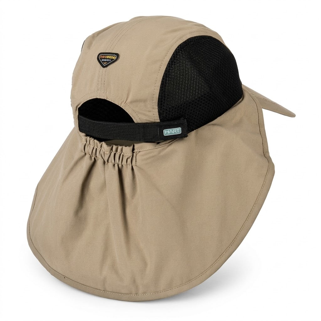 legiorio Hart Peak Gorra Visera con Faldón Protección Solar Verde