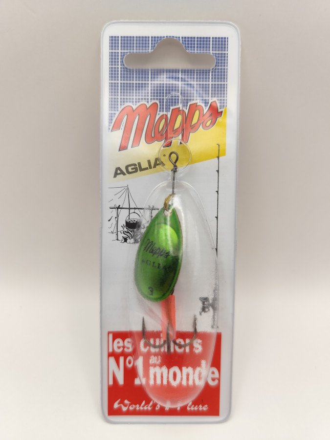 Mepps Spinner Aglia Platium N°3 Señuelo de Pesca