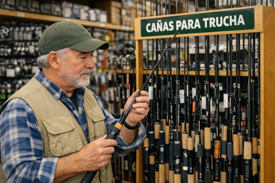 ¿Cómo elegir una caña para truchas?