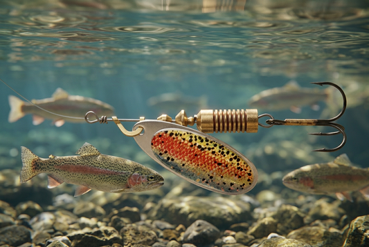 Dam Señuelo Spinner Nature 3D Rainbow