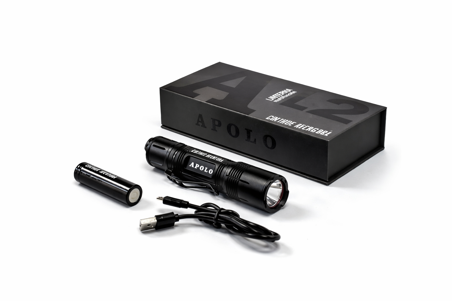 Linterna de Camping APOLO 300 lm – Batería Li-ion 18650