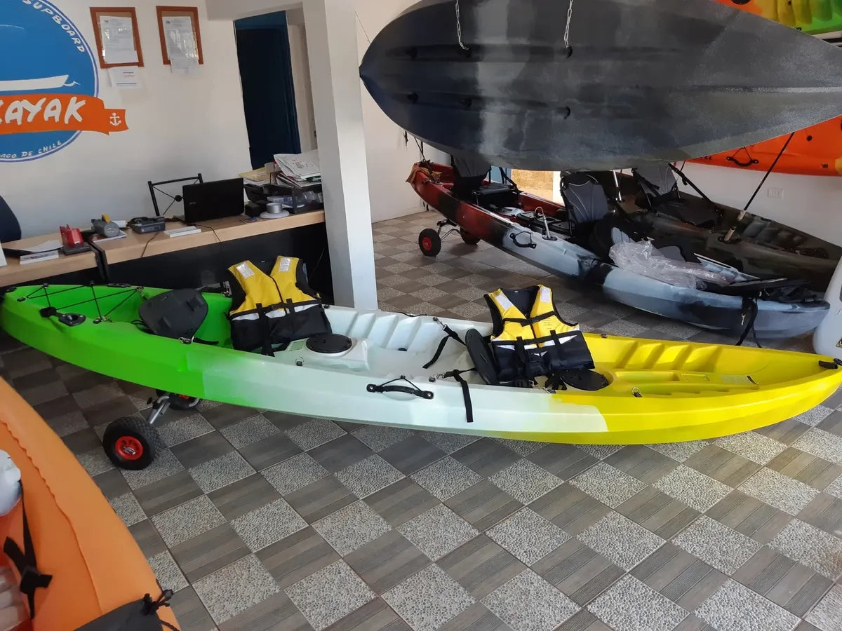 Kayak Recreacional Mod Pucon, Respaldo Y Chalecos