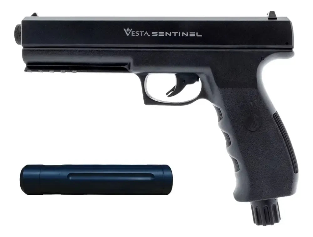 Pistola Traumatica Vesta Sentinel 5.5 + 5 Co2 + 50 Bb