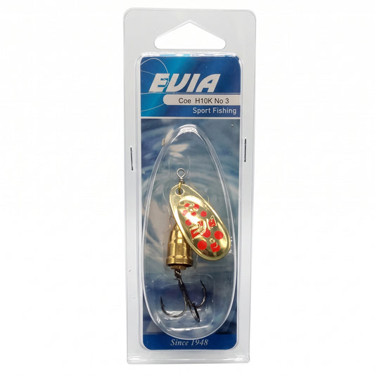 Evia Coe H10K Señuelo Spinner N°3 7,1 g Trucha Salmón