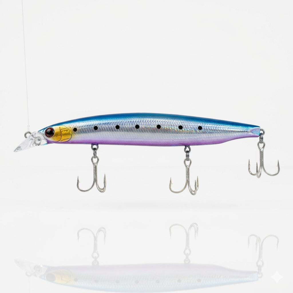 Señuelo Daiwa Vertice R 125F FLOATING Minnow 20.5g Lance Largo