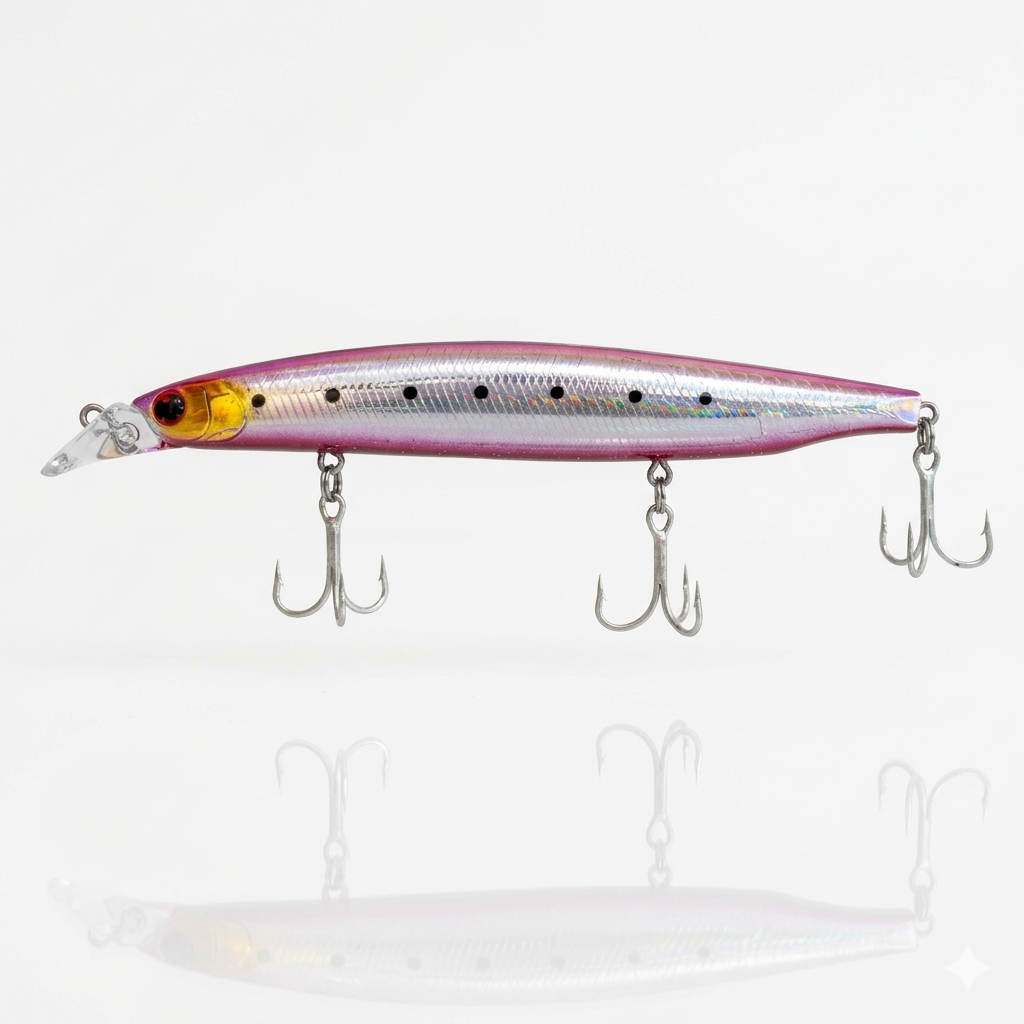 Señuelo Daiwa Vertice R 125F FLOATING Minnow 20.5g Lance Largo