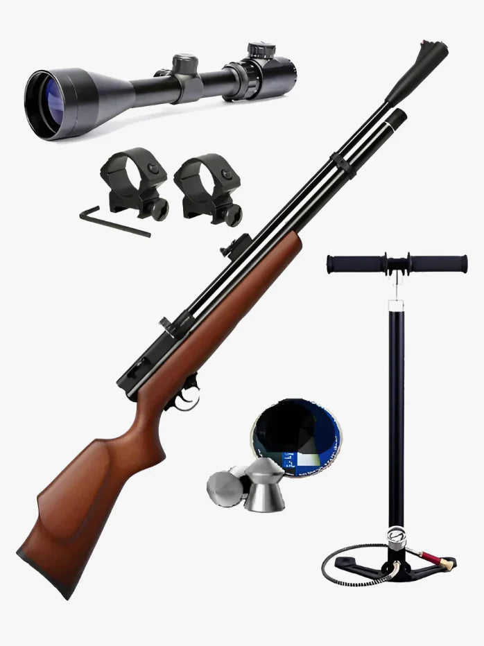 Rifle PCP Beeman Chief 3 Mad. Regulado + Bombin + Mira / Madera 139.7 Mm