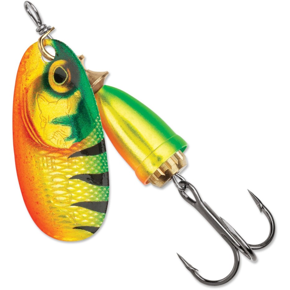 Cucharilla Giratoria Blue Fox Vibrax Gilded: Potente, Fluida y Eficaz para Truchas y Percas