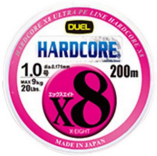 Duel Linea Trenzada Hardcore X8 0.171Mm 9.0Kg 200M